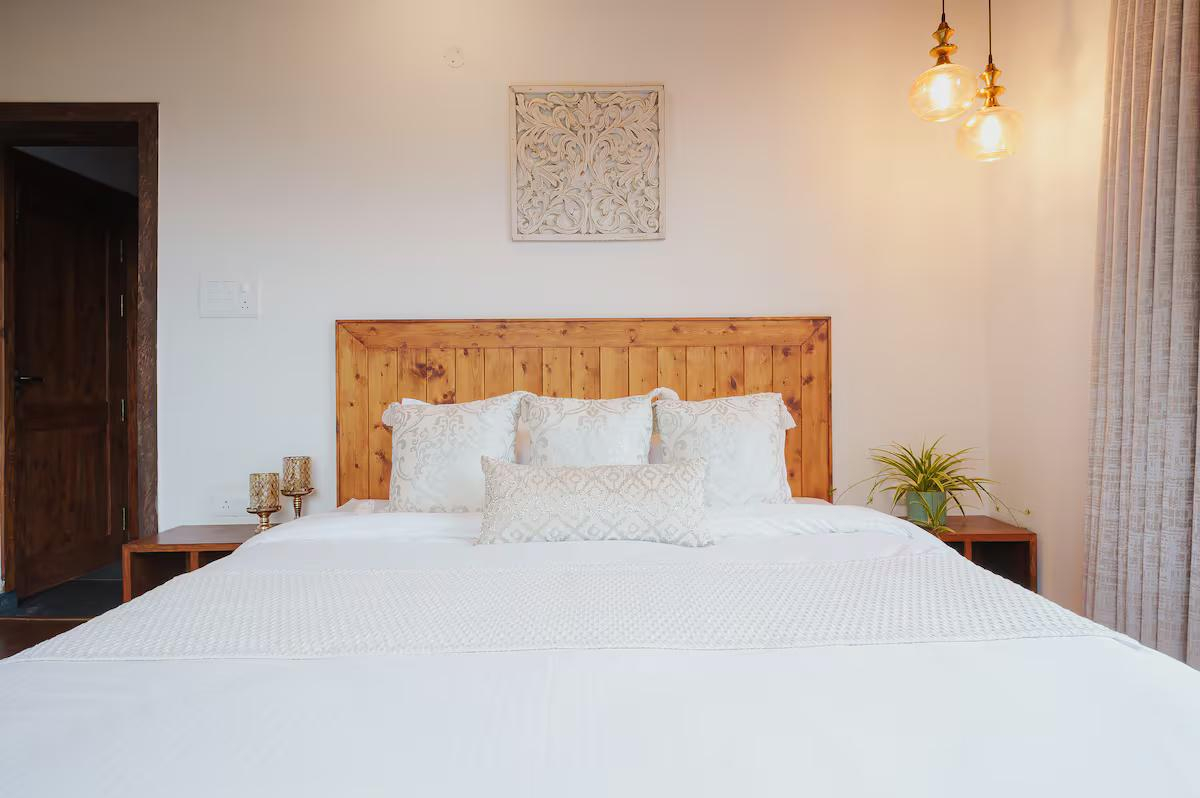 Tranquil Bedroom with Apple Orchard x Solis Nature Tranquil Bedroom with Apple Orchard x Solis Nature