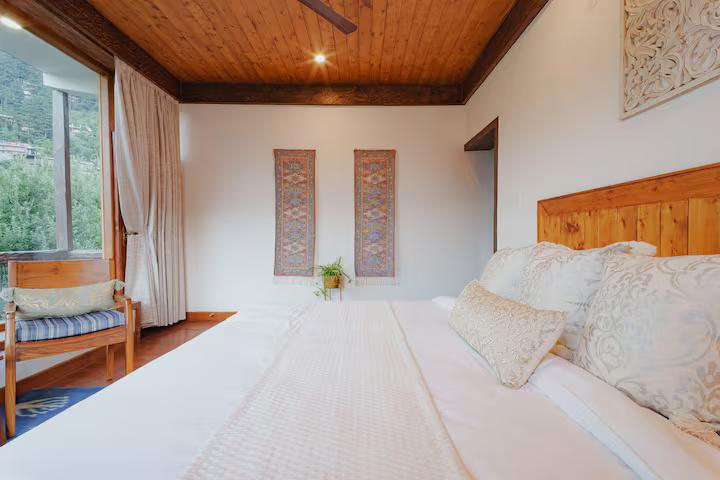 Tranquil Bedroom with Apple Orchard x Solis Nature Tranquil Bedroom with Apple Orchard x Solis Nature