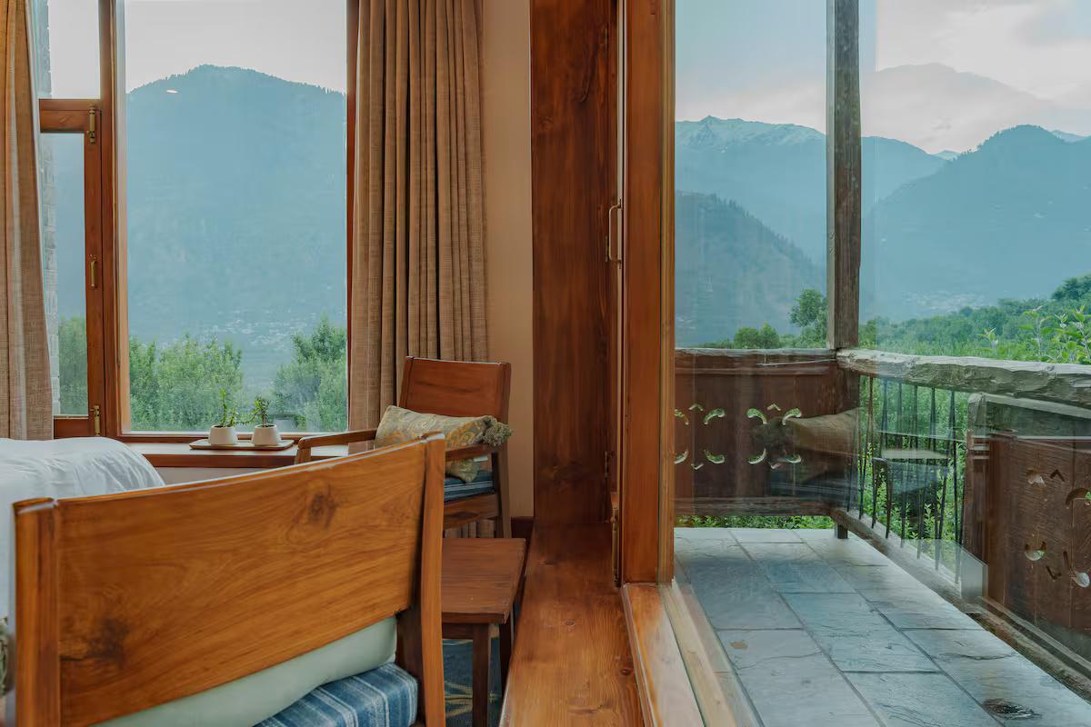 Tranquil Bedroom with Apple Orchard x Solis Nature Tranquil Bedroom with Apple Orchard x Solis Nature