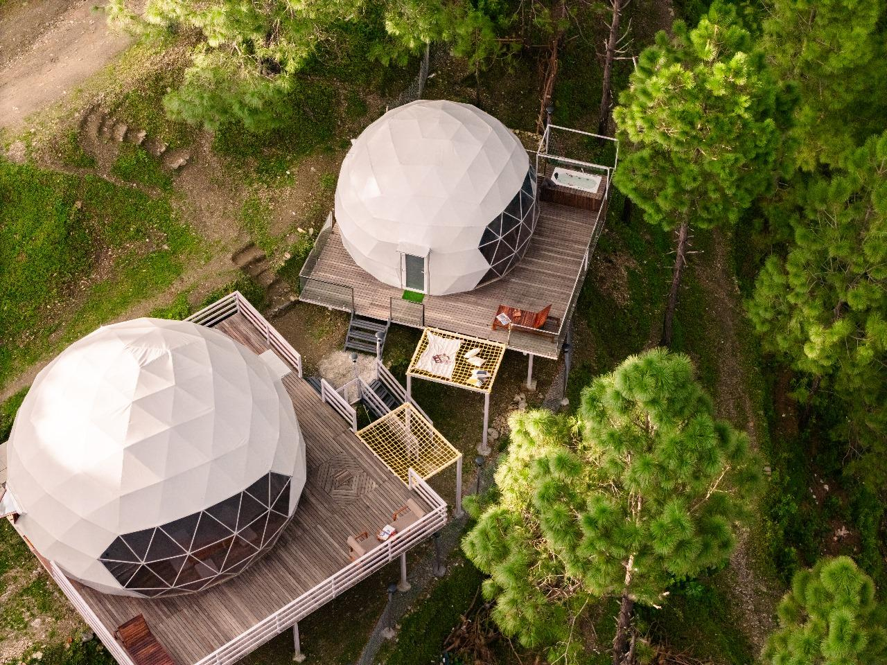 Glamp Echo Corbett, Geodesic Dome-Canopy x Solis Nature