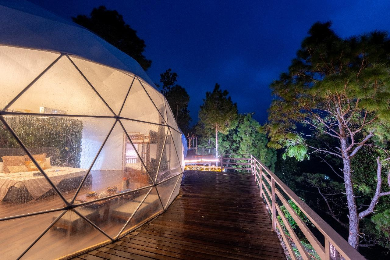 Glamp Echo Corbett, Geodesic Dome-Cosmos x Solis Nature