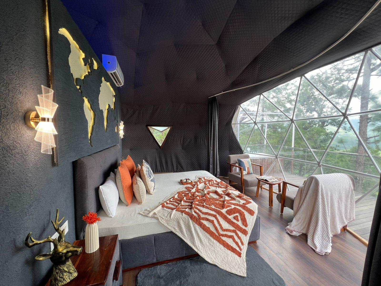 Glamp Echo Corbett, Geodesic Dome-Cosmos x Solis Nature