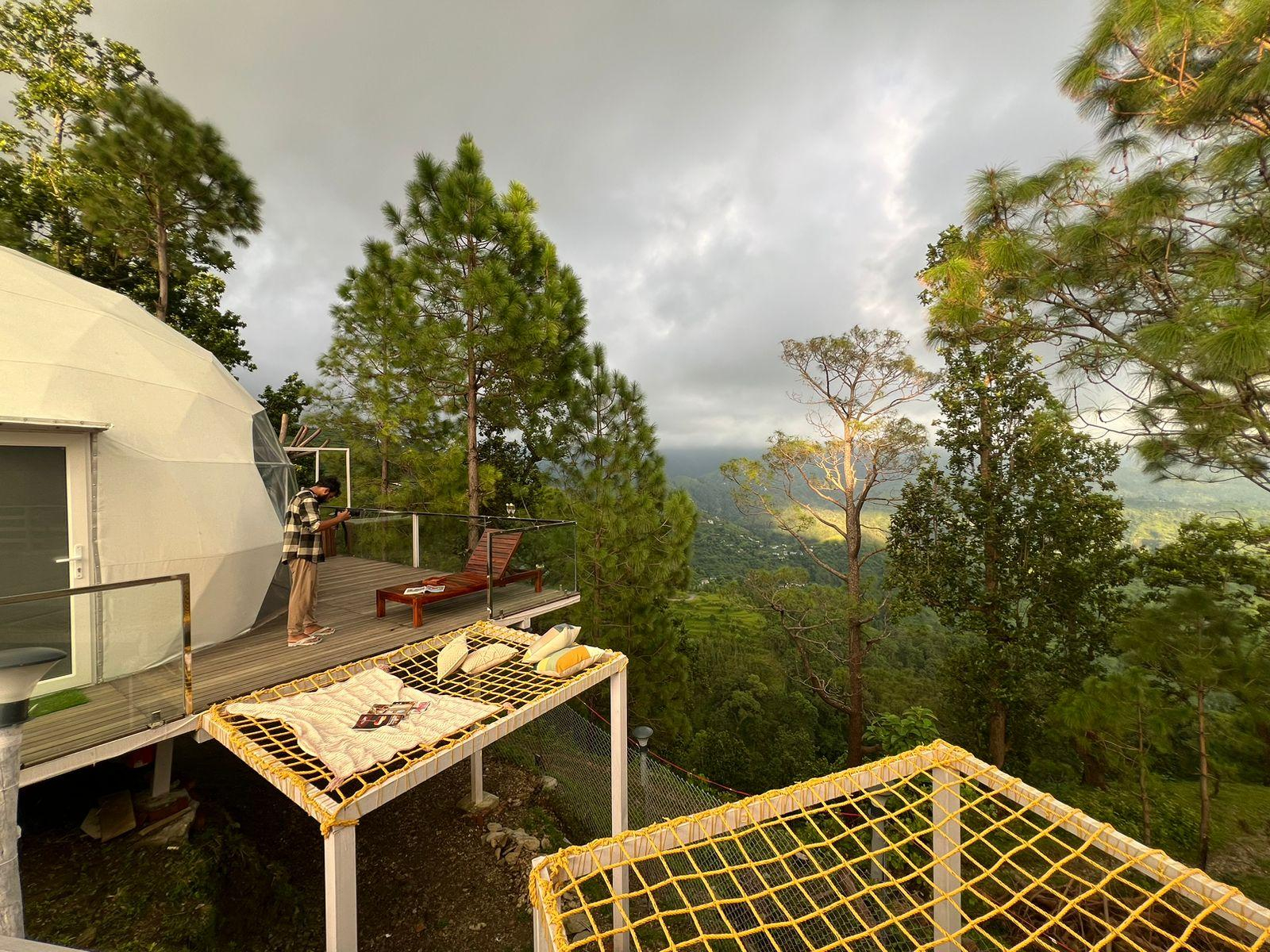 Glamp Echo Corbett, Geodesic Dome-Cosmos x Solis Nature