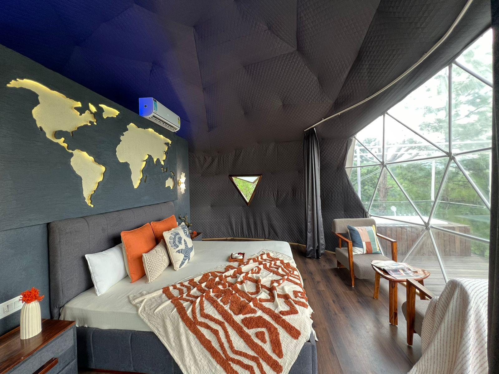 Glamp Echo Corbett, Geodesic Dome-Cosmos x Solis Nature