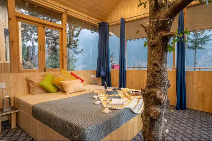charming treehouse in Jibhi x Solis Nature charming treehouse in Jibhi x Solis Nature