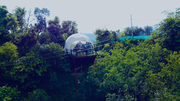 Glamping Dome at Naukuchiatal x Solis Nature Glamping Dome at Naukuchiatal x Solis Nature