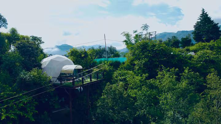 Glamping Dome at Naukuchiatal x Solis Nature Glamping Dome at Naukuchiatal x Solis Nature