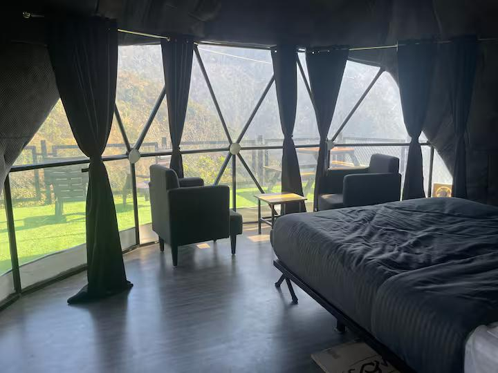 Glamping Dome at Naukuchiatal x Solis Nature Glamping Dome at Naukuchiatal x Solis Nature