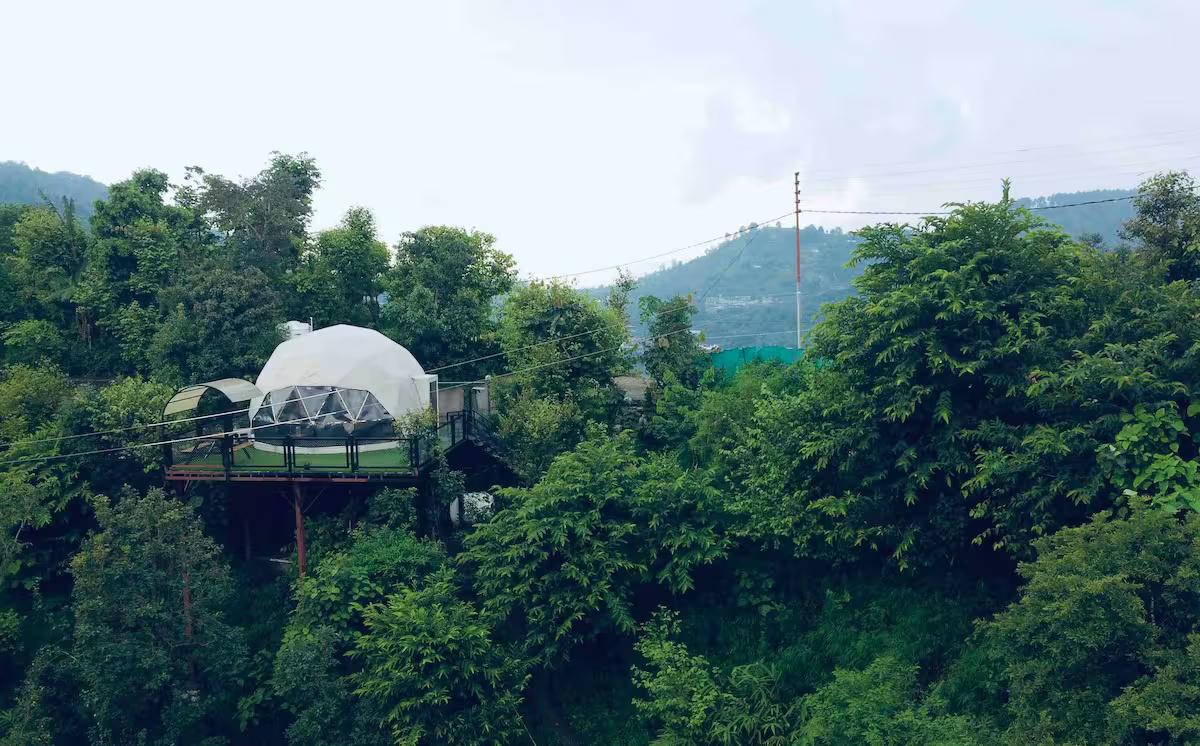 Glamping Dome at Naukuchiatal x Solis Nature Glamping Dome at Naukuchiatal x Solis Nature