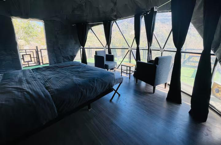 Glamping Dome at Naukuchiatal x Solis Nature Glamping Dome at Naukuchiatal x Solis Nature