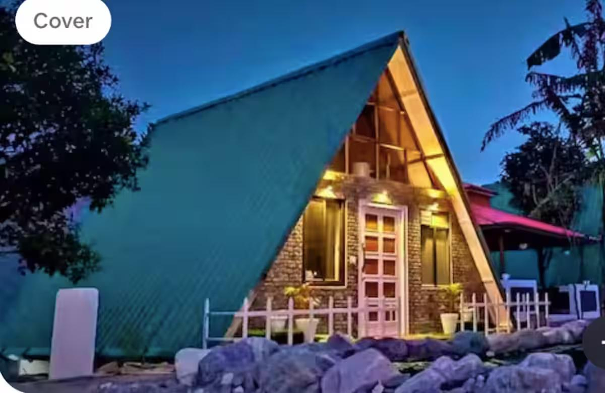 A frame cottage at Naukuchiatal x Solis Nature