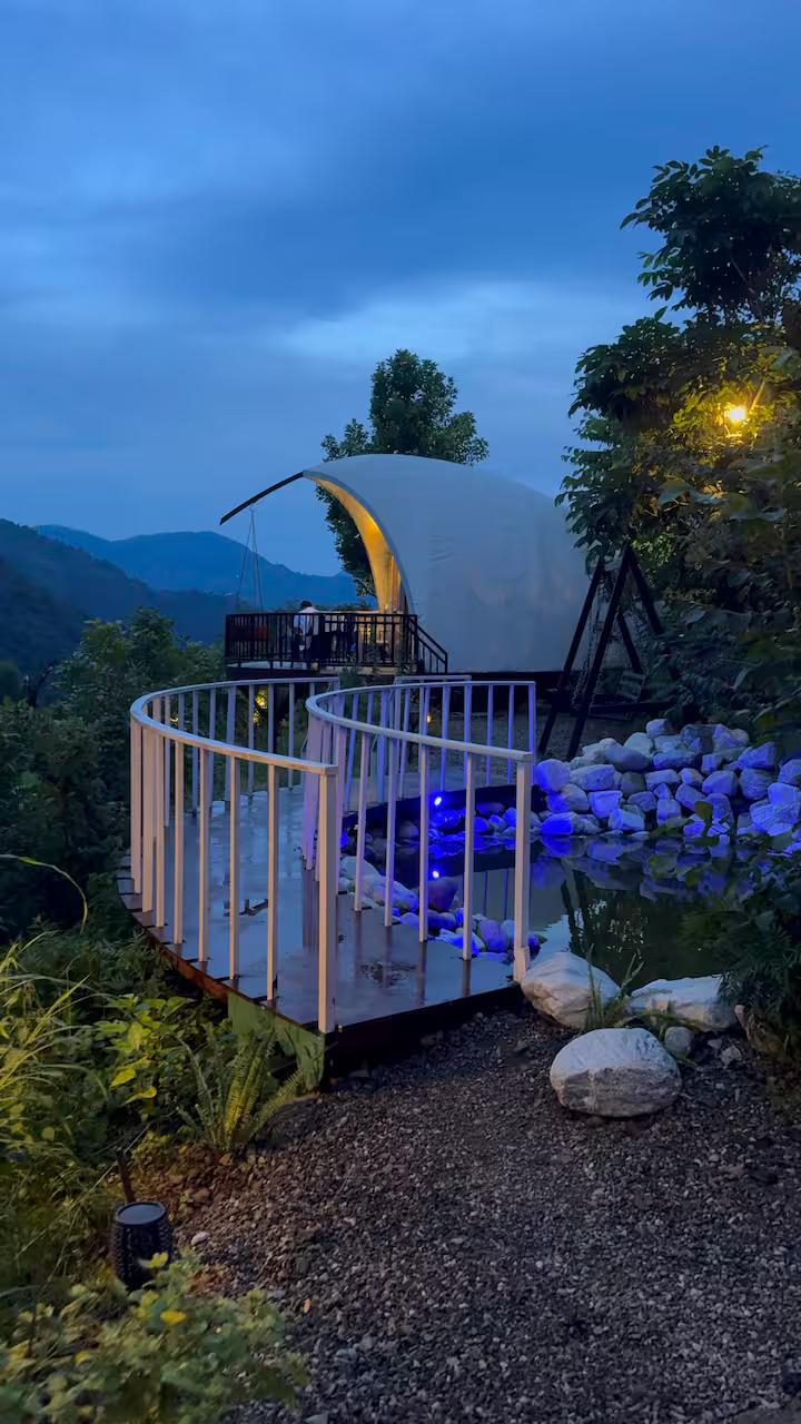 Cocoon house at Naukuchiatal x Solis Nature