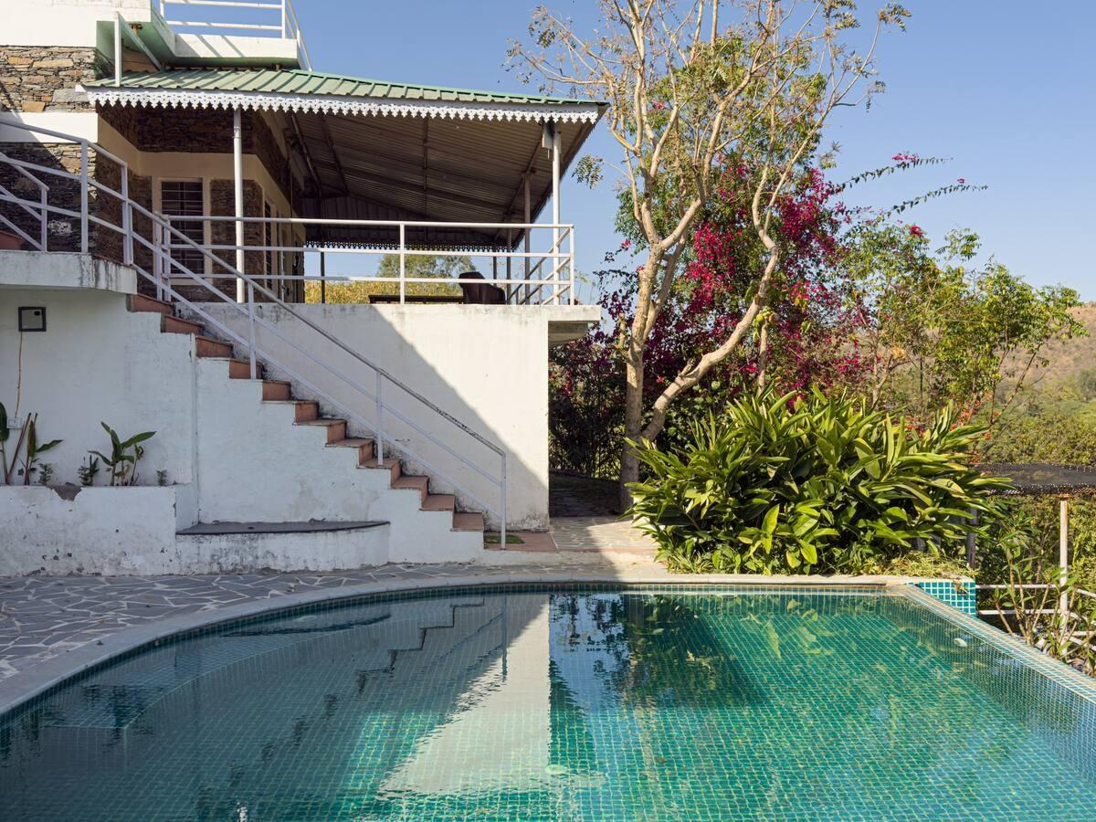 3 Bedroom Villa With Pool in Udaipur x Solis Nature