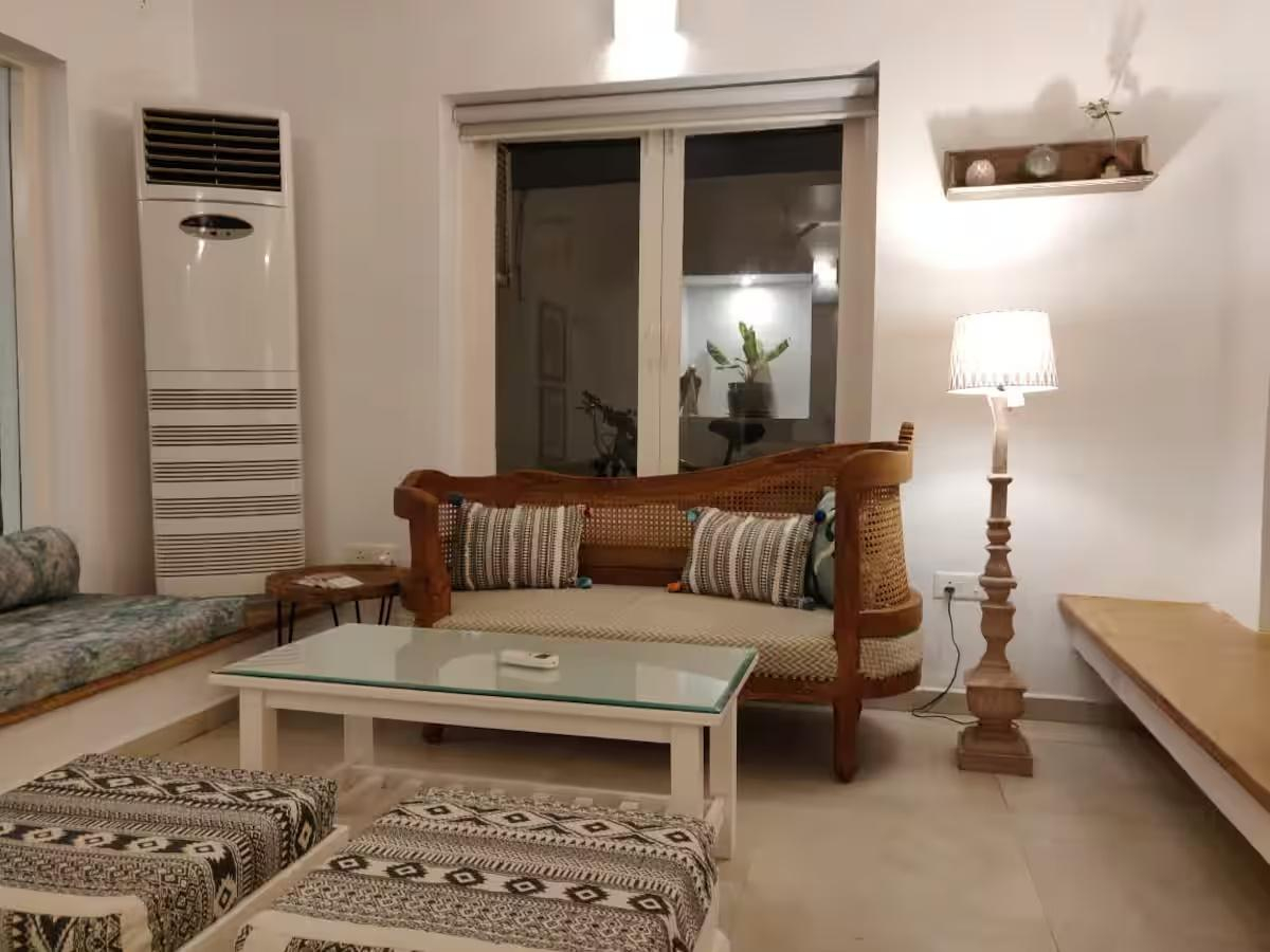 Authentic Villa on Morjim Beach x Solis Nature