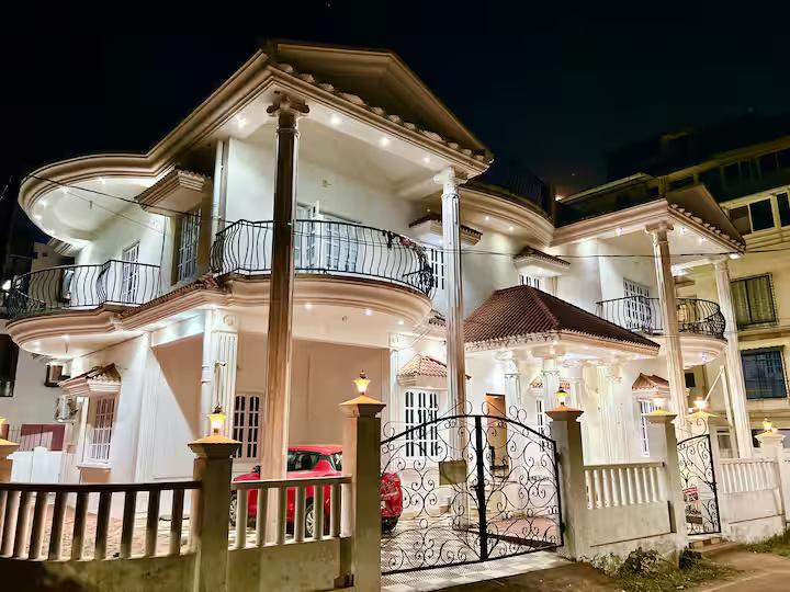 4BHK White Villa with Private Pool x Solis Nature