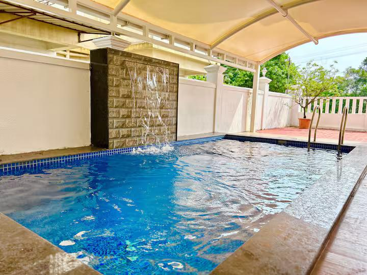 4BHK White Villa with Private Pool x Solis Nature 4BHK White Villa with Private Pool x Solis Nature