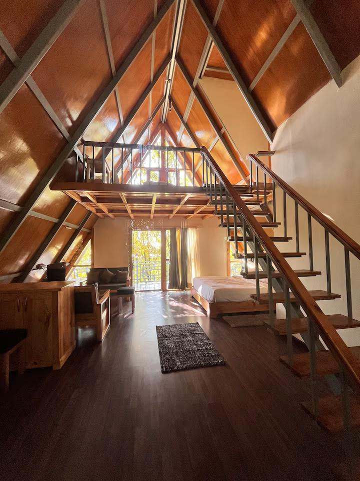 Manipuri oak stay in (A frame cabin) x Solis Nature Manipuri oak stay in (A frame cabin) x Solis Nature