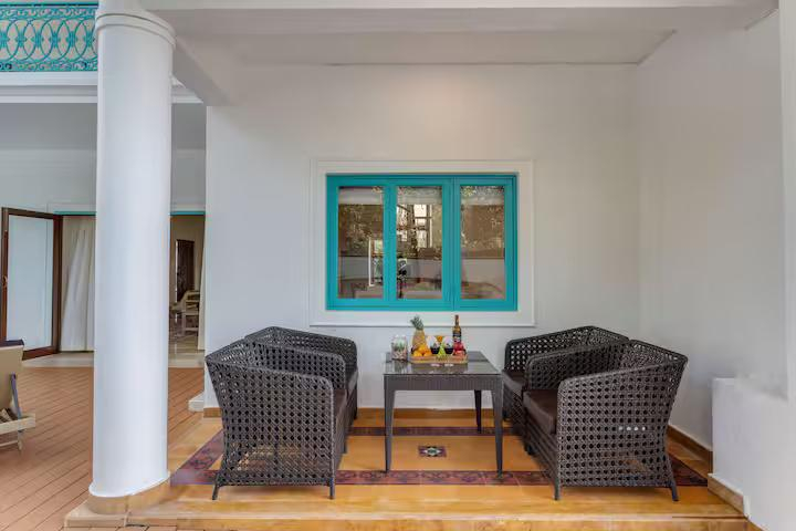 Ivory 5 BHK Private Pool Villa near Calangute x Solis Nature