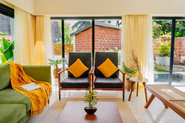 Beleza - 4 BHK Private Pool Villa in Vagator, Goa x Solis Nature