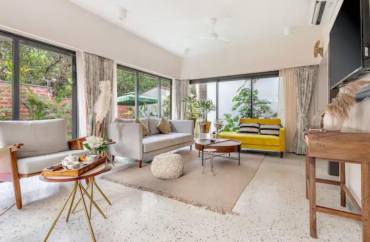 Le Ciel -Elegant 4BR Private Pool Luxury Villa Goa x Solis Nature