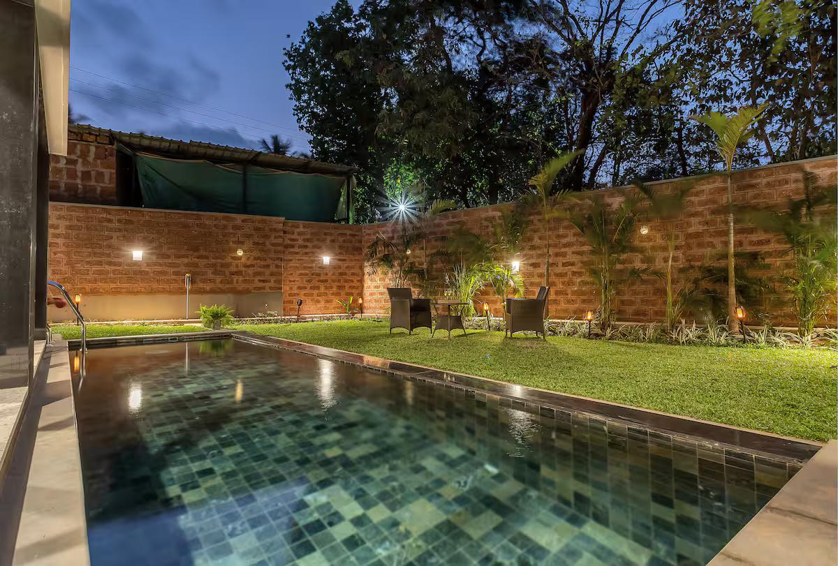 Le Ciel -Elegant 4BR Private Pool Luxury Villa Goa x Solis Nature