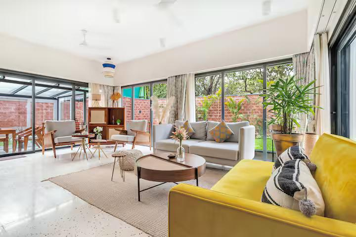 Le Ciel -Elegant 4BR Private Pool Luxury Villa Goa x Solis Nature