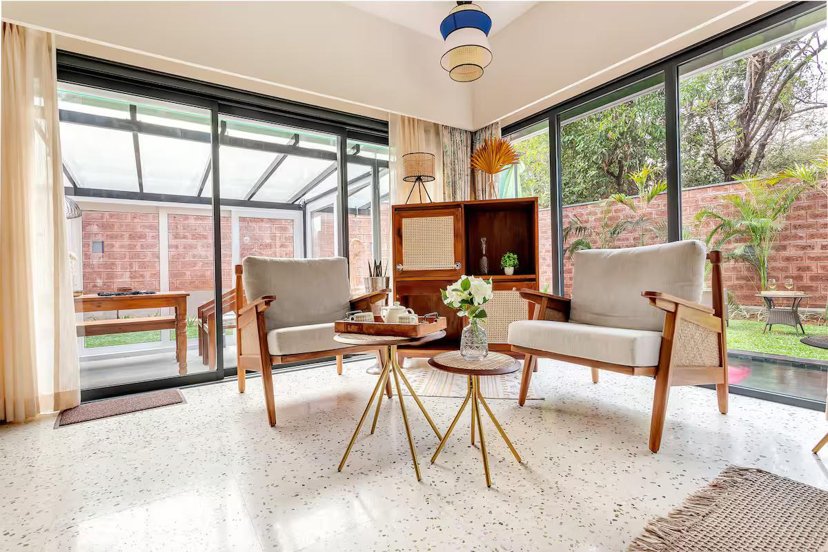 Le Ciel -Elegant 4BR Private Pool Luxury Villa Goa x Solis Nature