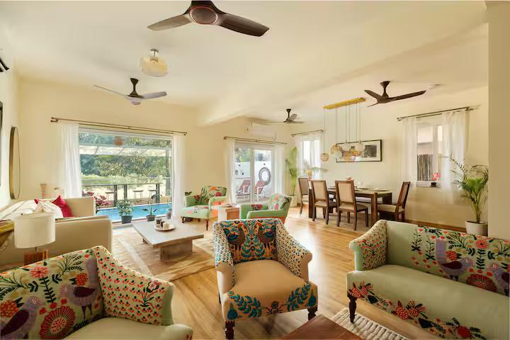 Casa Dips - 4 BR Private Pool Villa in Siolim x Solis Nature