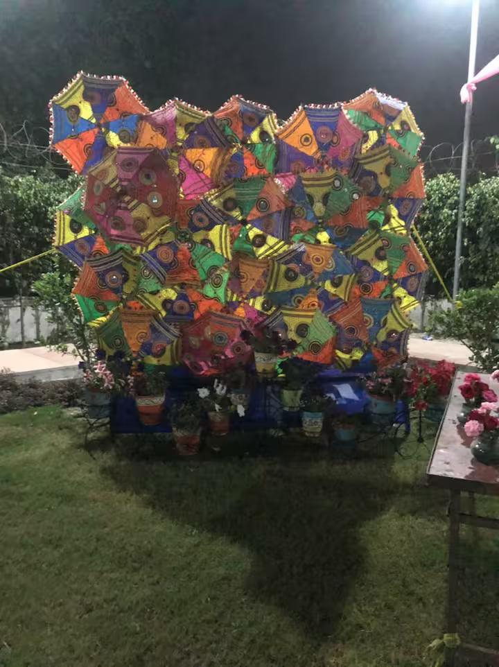 Khwaab Farmhouse for pool party, wedding, events (NCR) x Solis Nature