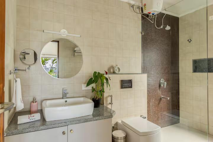 Amber 4 BR Private Pool Villa near Calangute x Solis Nature