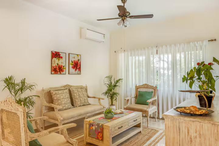 Amber 4 BR Private Pool Villa near Calangute x Solis Nature