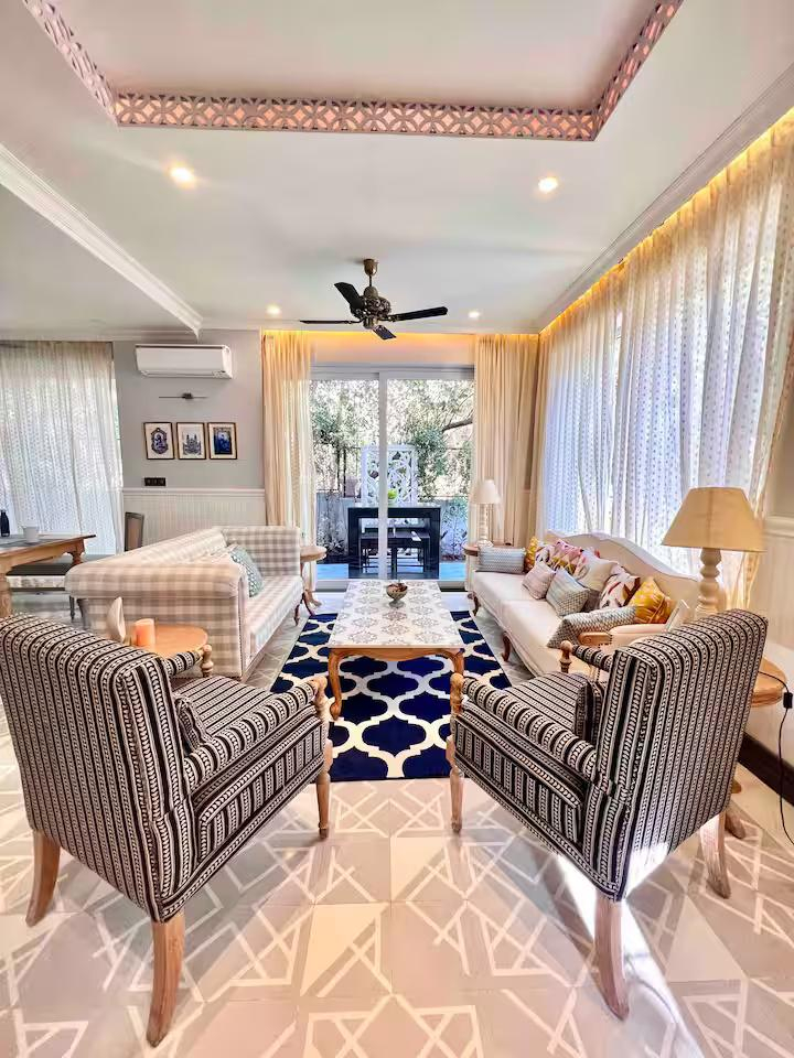 Amora - 4 BHK Private Pool Villa Near Calangute x Solis Nature