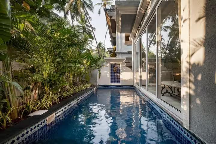 Amora - 4 BHK Private Pool Villa Near Calangute x Solis Nature