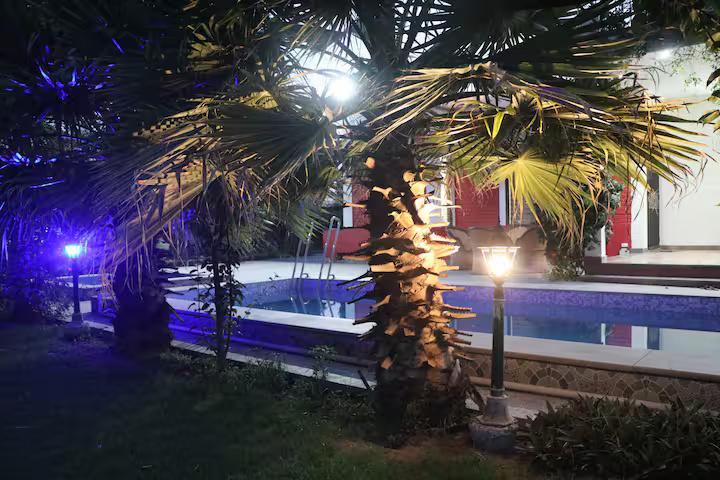 Luxury Farmhouse with Pool in the Aravalli Hills x Solis Nature