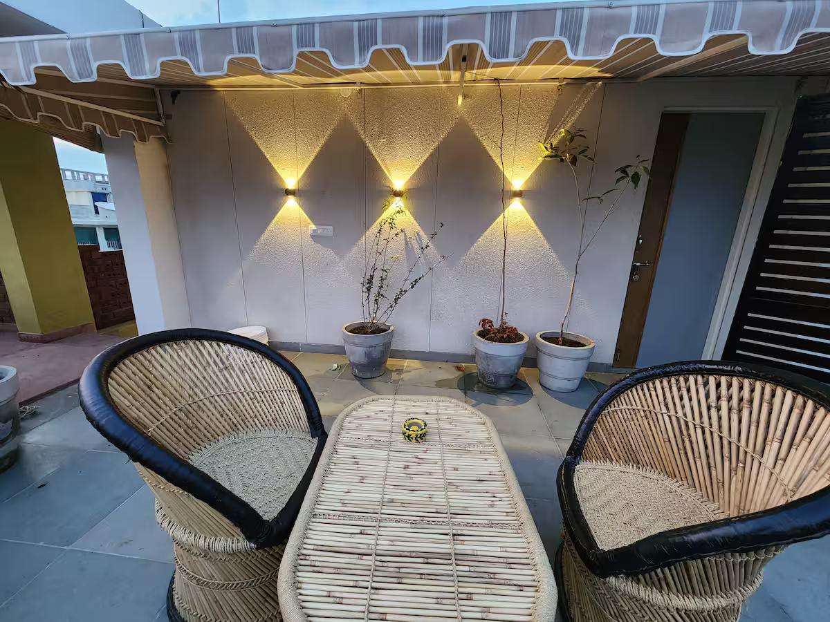 Lovely terrace bedroom | Saur homestay - Chandini x Solis Nature