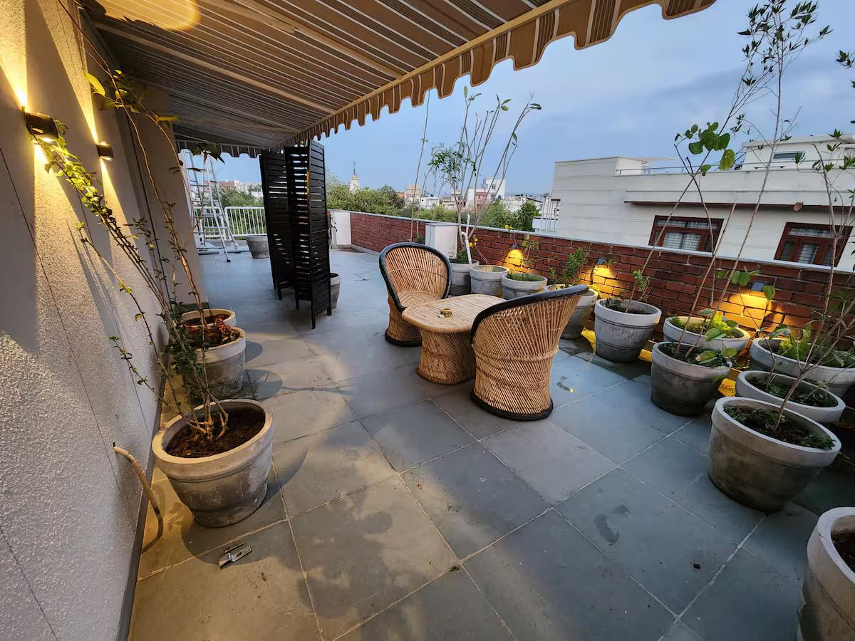 Lovely terrace bedroom | Saur homestay - Chandini x Solis Nature