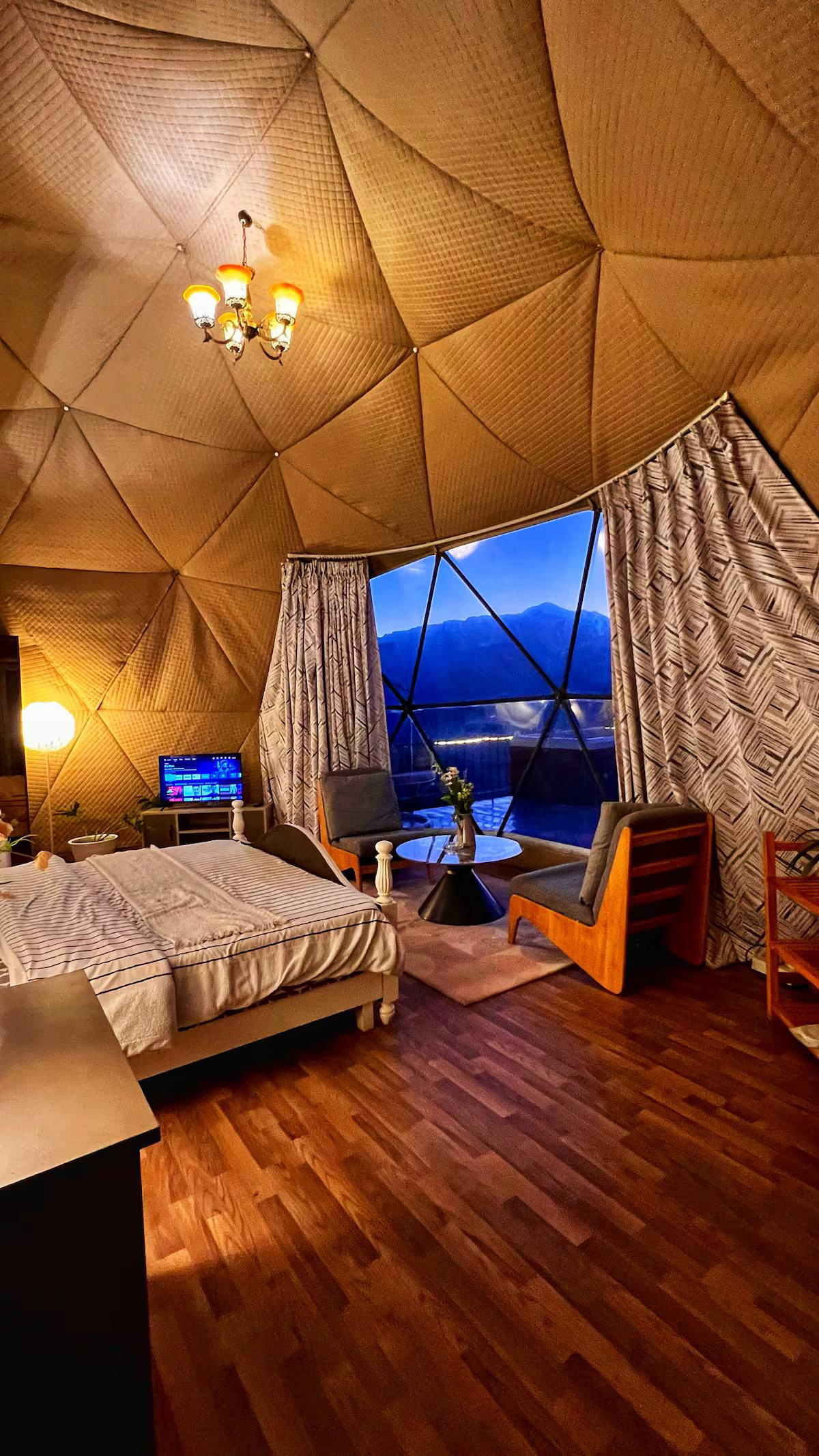 Himalayan Ridge  LuxDome with Hammock & Pvt Deck x Solis Nature