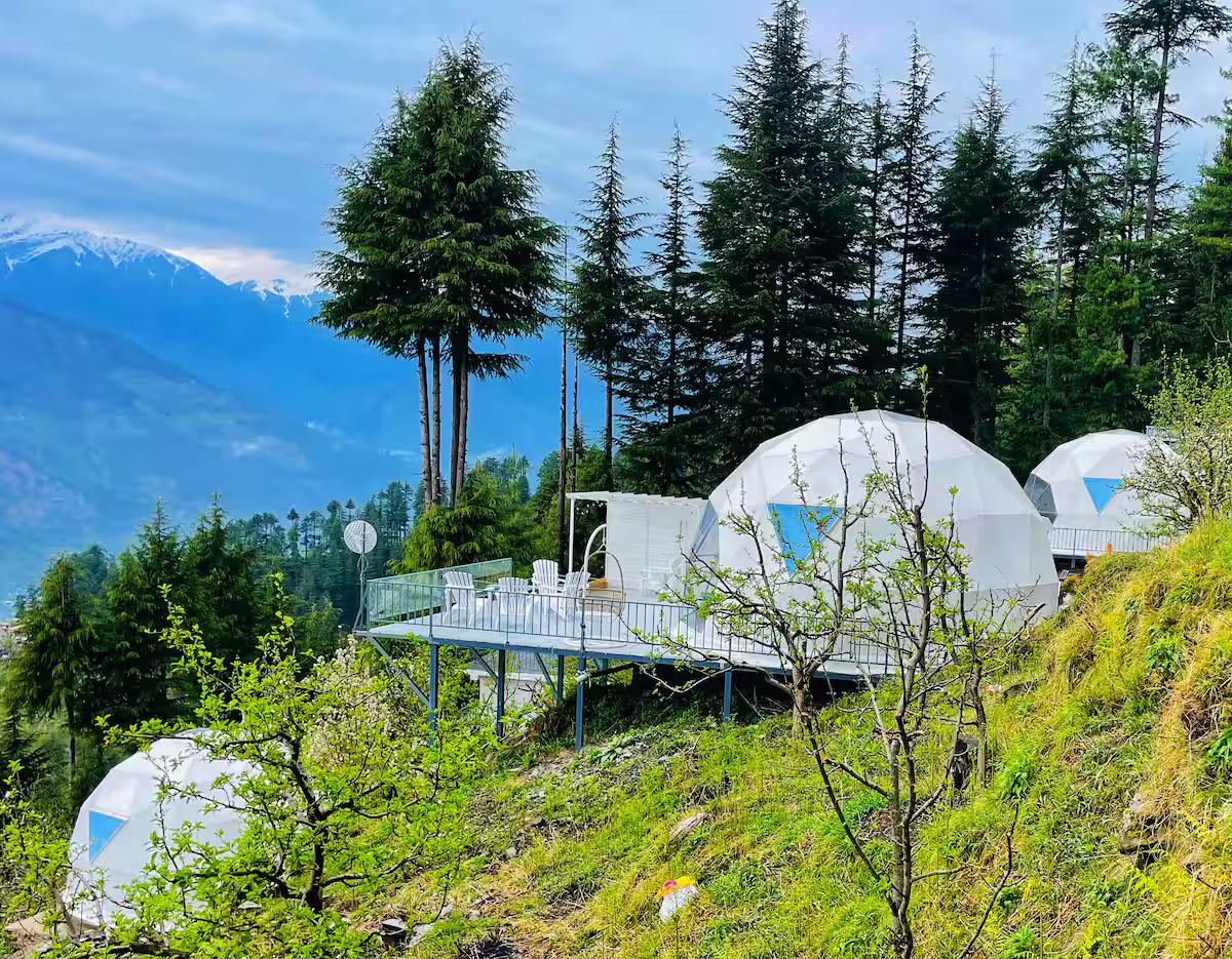 Himalayan Ridge  LuxDome with Hammock & Pvt Deck x Solis Nature