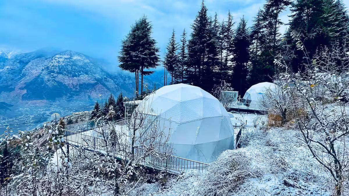 Himalayan Ridge  LuxDome with Hammock & Pvt Deck x Solis Nature