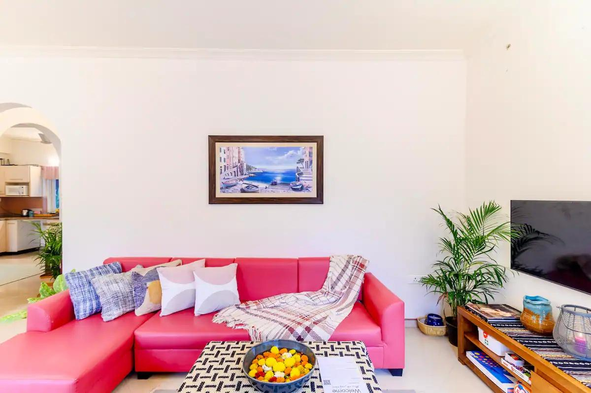 2bhk w/ pool + Kitchen | 8 mins from beach x Solis Nature