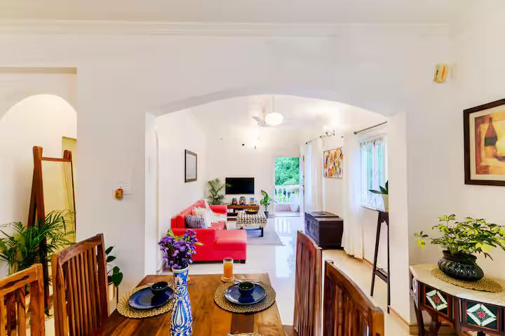 2bhk w/ pool + Kitchen | 8 mins from beach x Solis Nature