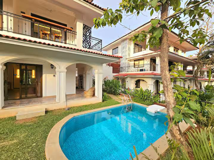 Upscale 3BHK Villa with Private Pool | Central Stay x Solis Nature