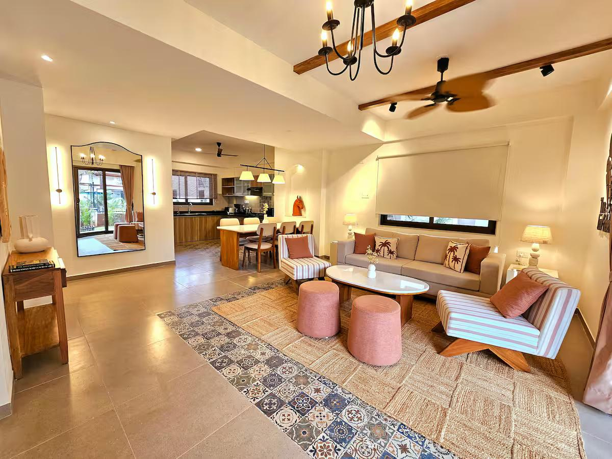 Upscale 3BHK Villa with Private Pool | Central Stay x Solis Nature