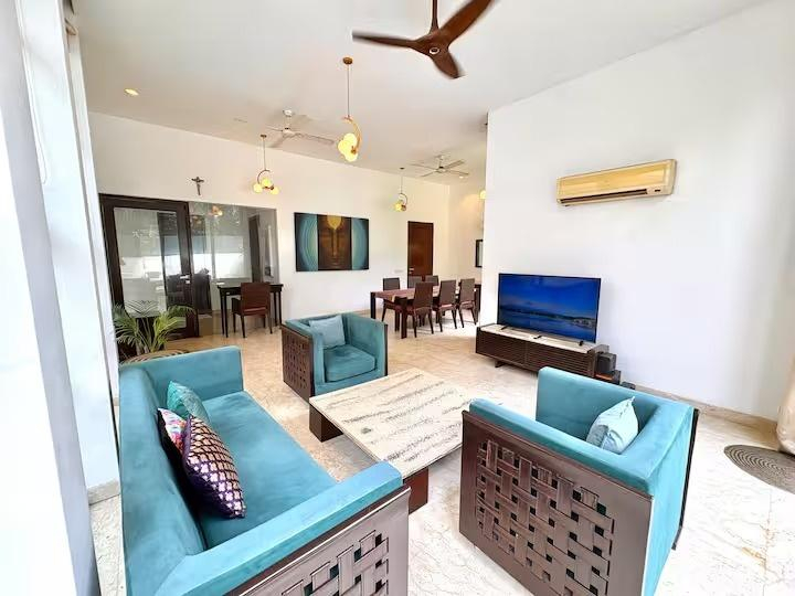 Candolim Retreat 3BHK Villa + Private Pool x Solis Nature
