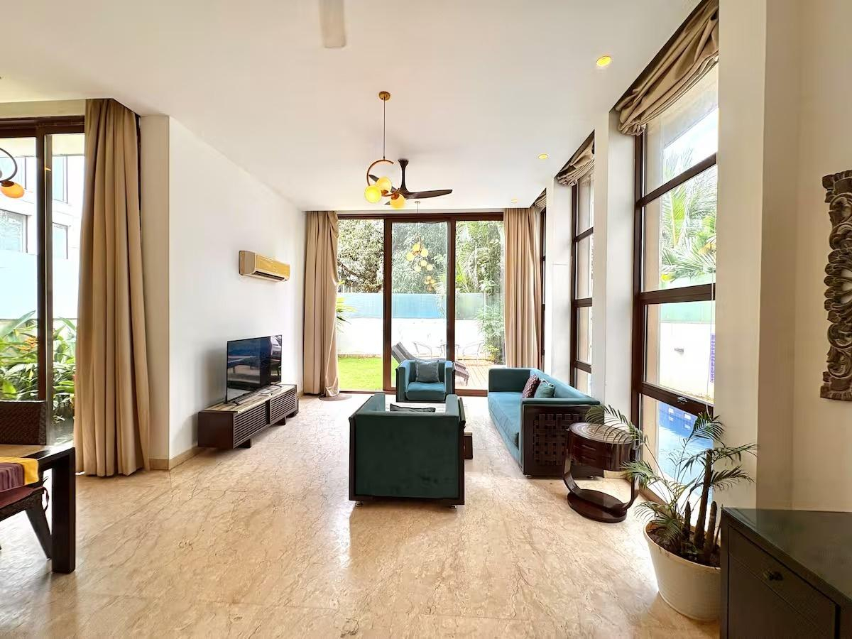 Candolim Retreat 3BHK Villa + Private Pool x Solis Nature