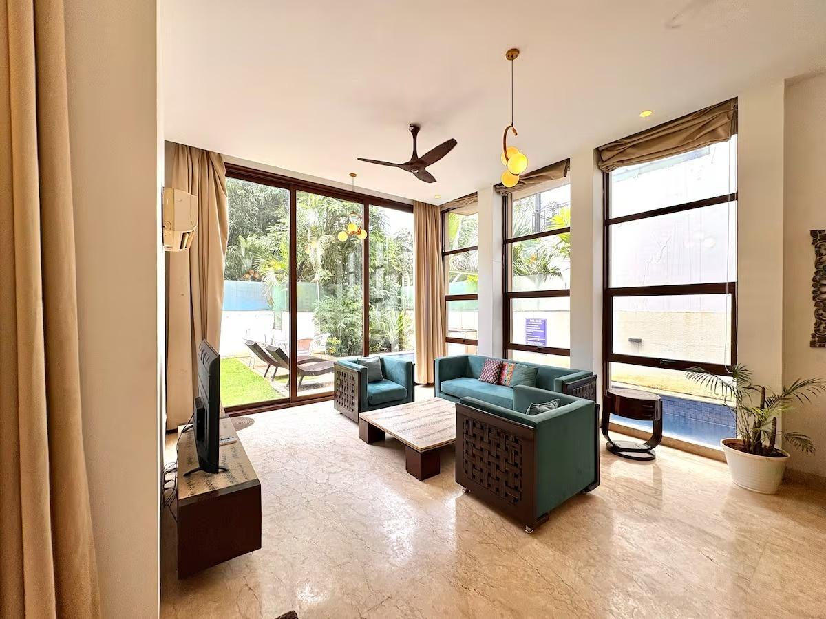 Candolim Retreat 3BHK Villa + Private Pool x Solis Nature