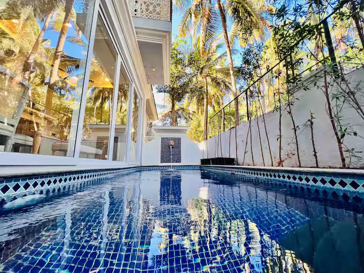 Aqua - Luxury Private Pool Villa near Calangute x Solis Nature