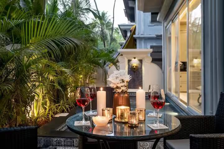 Aqua - Luxury Private Pool Villa near Calangute x Solis Nature