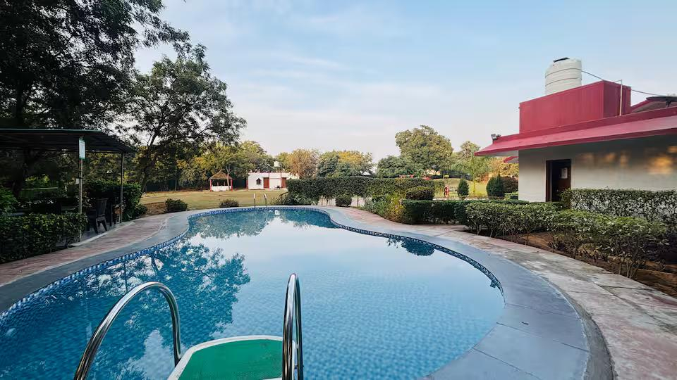 Ananda Bagh by UMR | 4BHK-Pool Farm in Gurgaon x Solis Nature