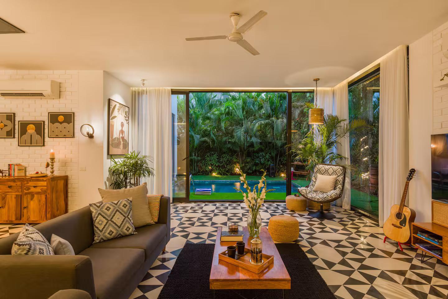 VILLA10 | 5 mins vagator beach | Pvt pool & jacuzzi x Solis Nature
